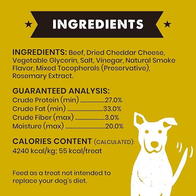 Cloud Star Wag More Bark Less Jerky: Philly Cheesesteak Beef - 10 oz.