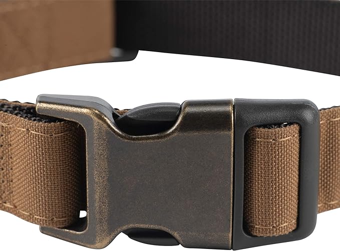 Carhartt Nylon Duck Dog Collar Carhartt Brown/Dark Brown Large