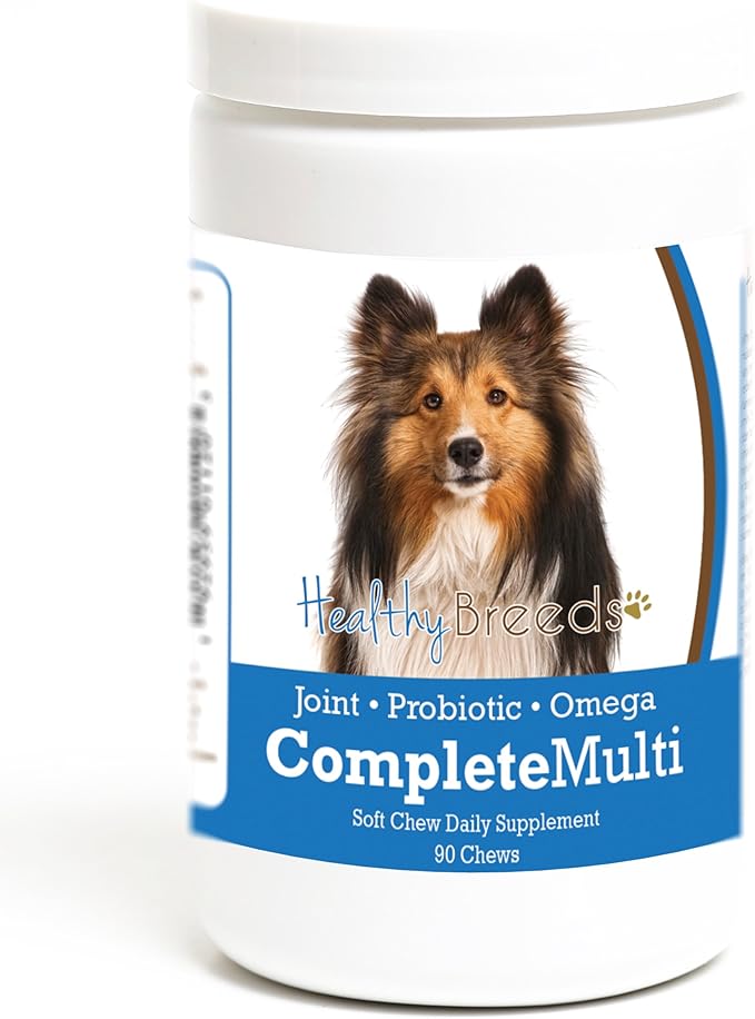 Healthy Breeds Shetland Sheepdog All in One Multivitamin Soft Chew 90 Count