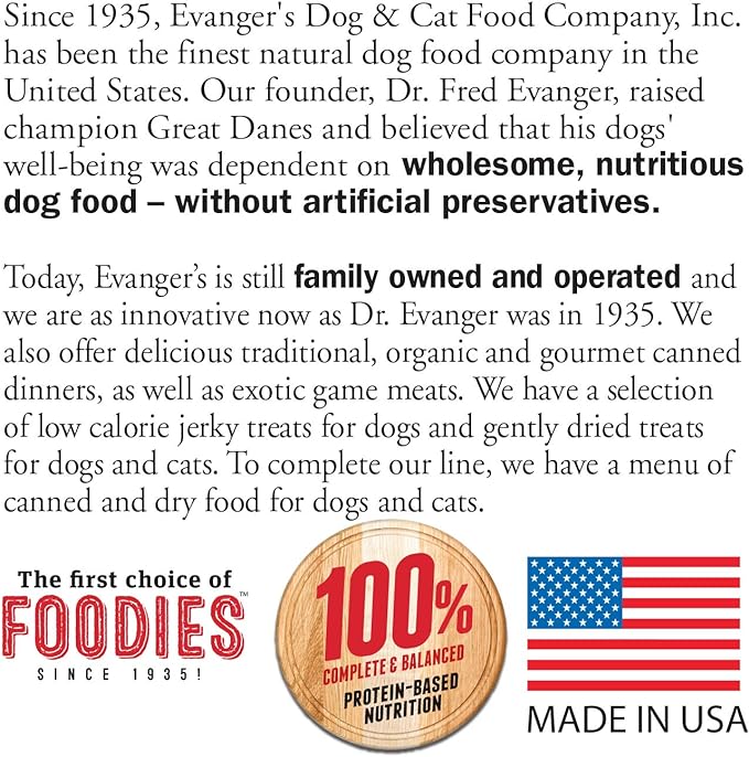 Evanger's Super Premium Chicken with Brown Rice Dry Dog Food (Pack of 2)