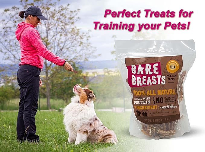 Bare Breast All Natural Chicken Jerky 1lb, Made in USA