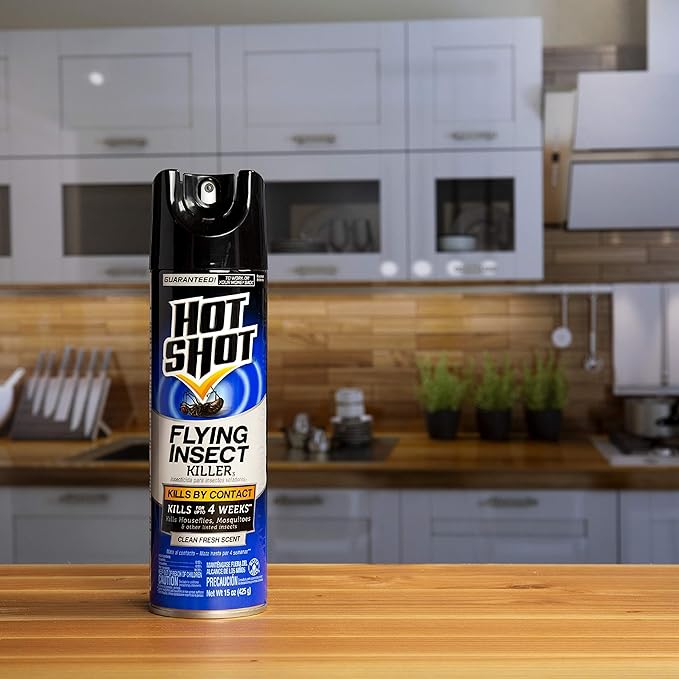Hot Shot Flying Insect Killer3 (Aerosol) (Pack of 12) 15 oz