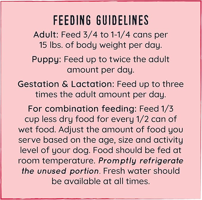 Hound & Gatos Wet Dog Food, 98% Salmon & Lamb Liver, case of 12, 13 oz cans