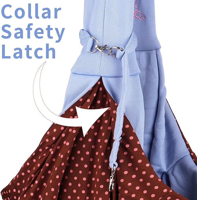 Small Dog Cat Sling Carrier,Hands Free Reversible Pet Carriers Bag,Pet Carrier Shoulder Crossbody Pet Slings Suitable for Puppy, Small Dogs, and Cats for Outdoor Travel (Blue)