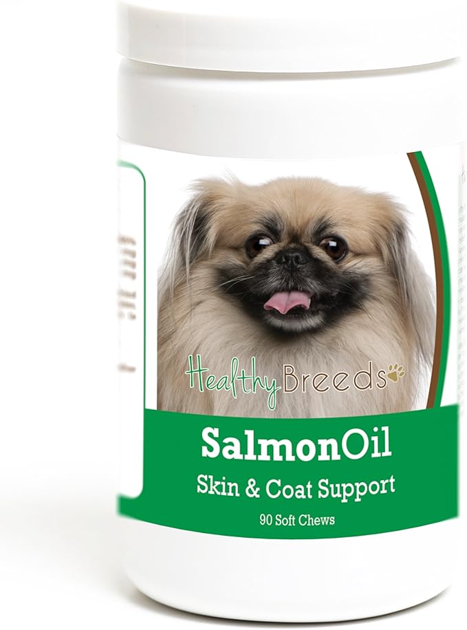 Healthy Breeds Pekingese Salmon Oil Soft Chews 90 Count