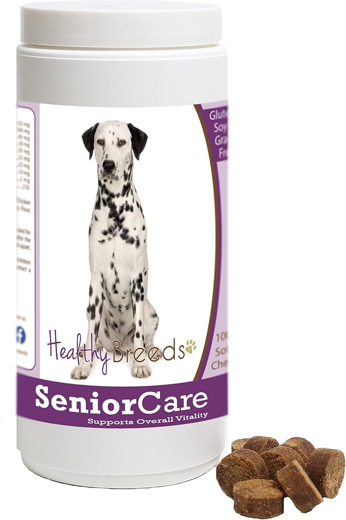 Healthy Breeds Dalmatian Senior Dog Care Soft Chews 100 Count