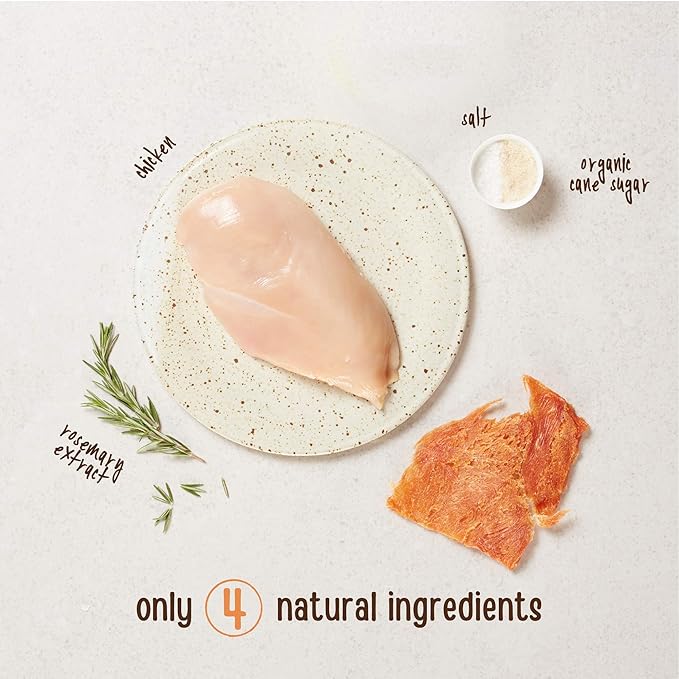 Full Moon Natural Cut Chicken Jerky Healthy All Natural Dog Treats Human Grade Grain Free 12 oz