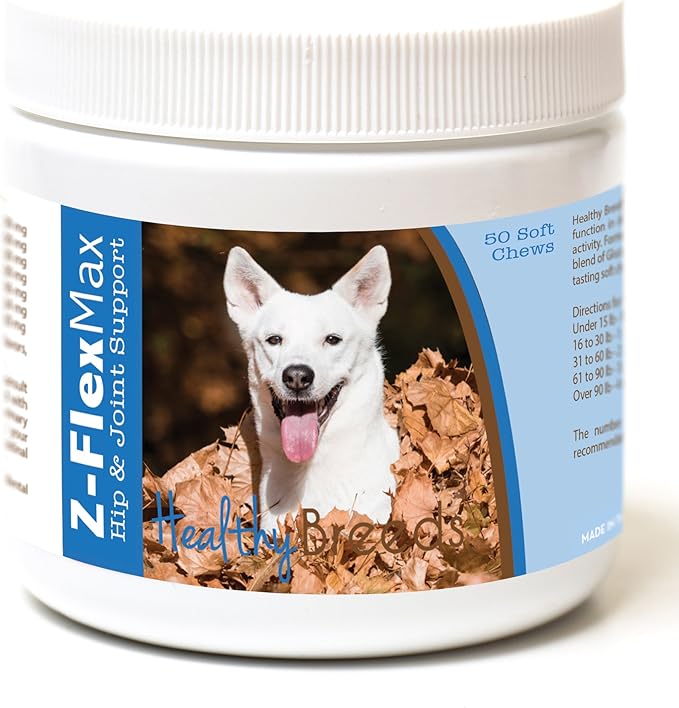 Healthy Breeds Canaan Dog Z-Flex Max Hip and Joint Soft Chews 50 Count