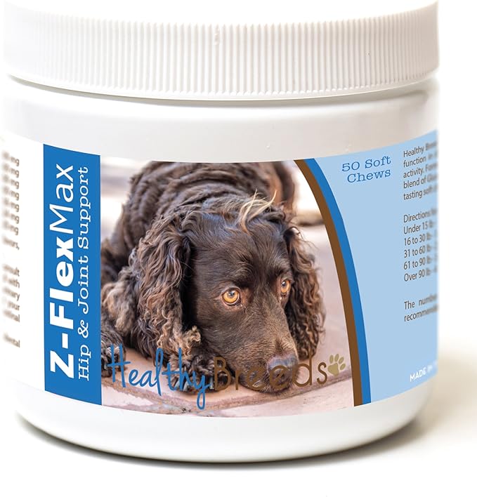 Healthy Breeds American Water Spaniel Z-Flex Max Hip and Joint Soft Chews 50 Count