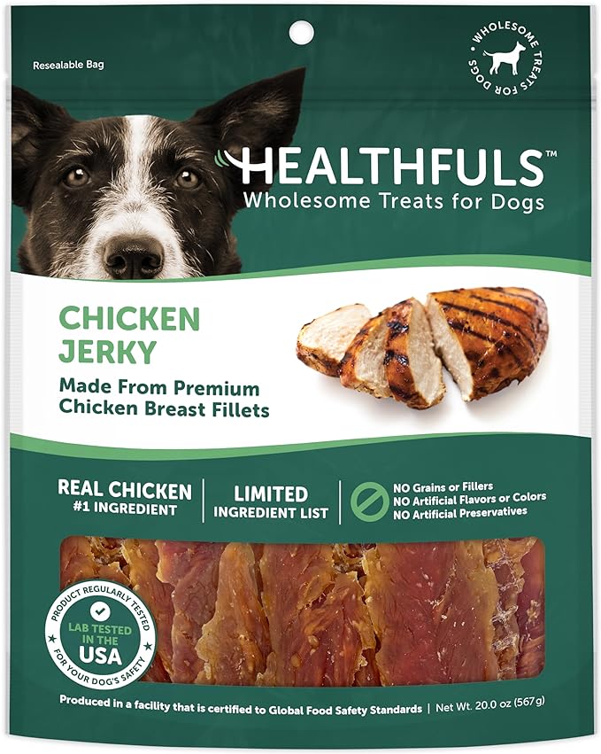 WESTMINSTER PET PRODUCTS Healthfuls Chicken Jerky Dog Treats, 20oz