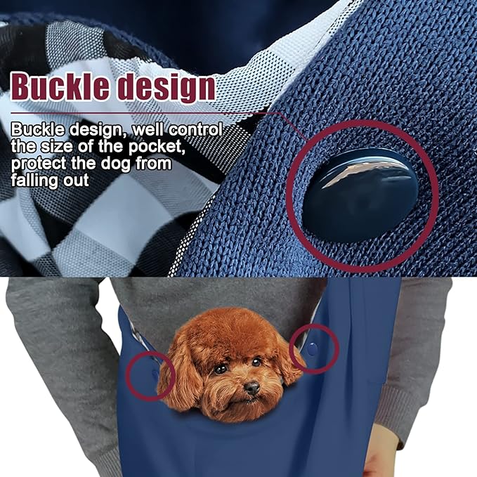 Dog Carrier Sling - Stylish and Convenient - Comfortable Dog Purse for Traveling - Secure Bag for On-The-Go Pet Parents - Perfect for Small Dogs - Fashionable and Functional - stay Hands-Free