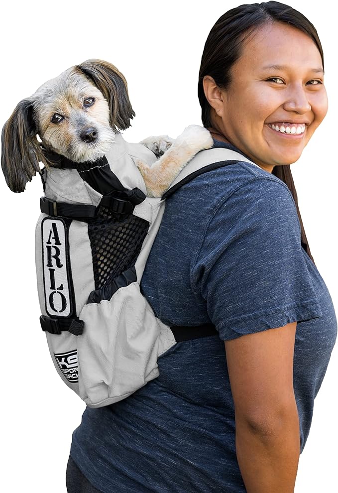 K9 Sport Sack | Dog Carrier Adjustable Backpack (X-Small, Air 2 - Charcoal Grey)
