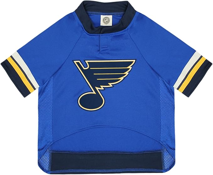 Pets First NHL ST.Louis Blues Jersey for Dogs & Cats, X-Small. - Let Your Pet be a Real NHL Fan!