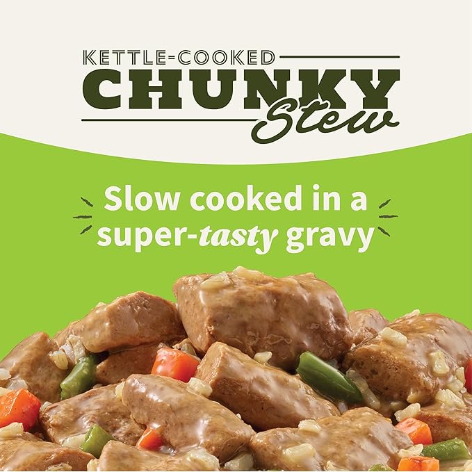 Halo Elevate Wet Dog Food, Kettle Cooked Chunky Healthy Grains Chicken Stew with Carrots, Green Beans & Brown Rice, 12.7oz (Pack of 6)
