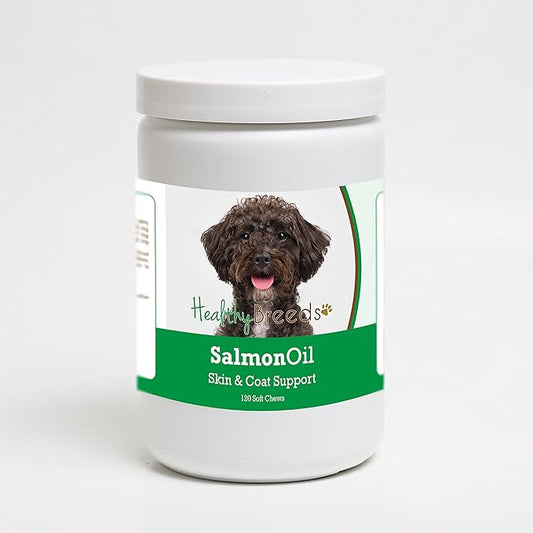 Healthy Breeds Schnoodle Salmon Oil Soft Chews 120 Count