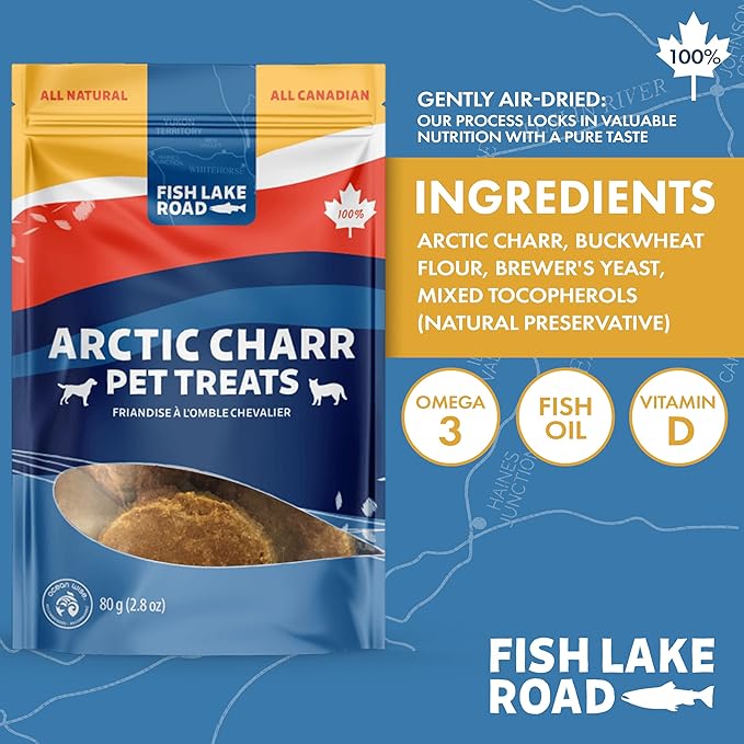 Freeze Dried Dog Treats - Arctic Charr Pet Treat Friandise a Lomble Chevalier – Dog Treats with High Omega 3 Values – Dog Training Treats for Peak Pet Performance – Ideal Puppy Treats with Fish Oil