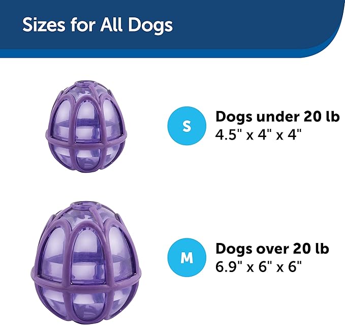 PetSafe Busy Buddy Kibble Nibble - Dog Toy - Treat and Food Dispenser - Slow feeder - Small