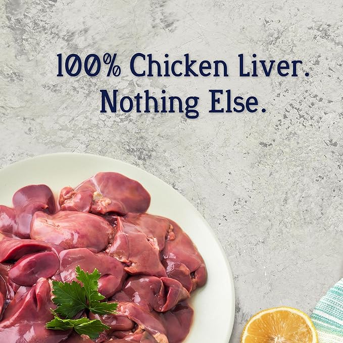 Stewart Freeze Dried Dog Treats, Beef Liver, Salmon, Chicken Liver & Chicken Breast, 4 oz, 12 oz, 14 oz, 21 oz, Resealable Tub, Grain Free & Gluten Free, Single Ingredient, Dog Training Treats