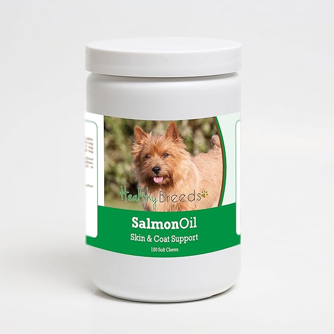 Healthy Breeds Norwich Terrier Salmon Oil Soft Chews 120 Count