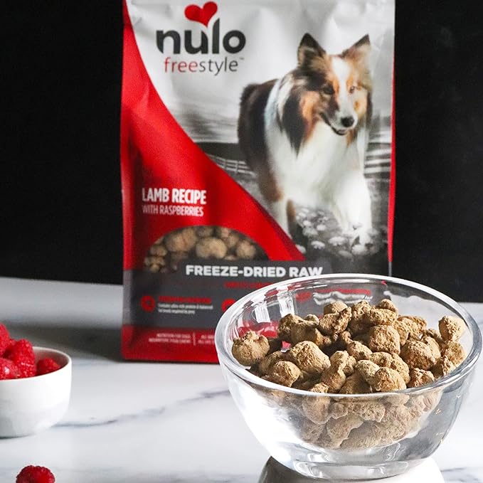 Nulo Freestyle Freeze-Dried Raw, Ultra-Rich Grain-Free Dry Dog Food for All Breeds and Life Stages with BC30 Probiotic for Digestive and Immune Health 13 Ounce (Pack of 1)