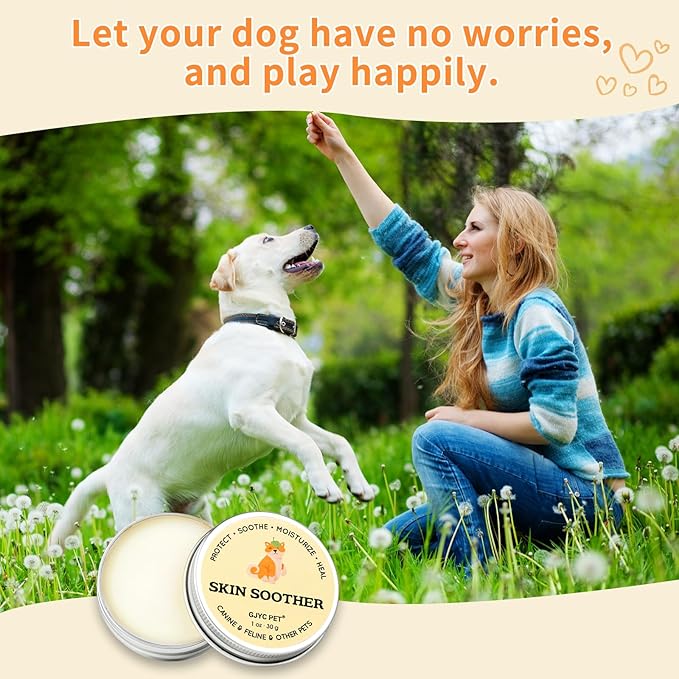 Rapid Healing & Hair Regrowth Dog Skin Soother - 1 oz. Tin - Quick Skin Repair and Hair Recovery