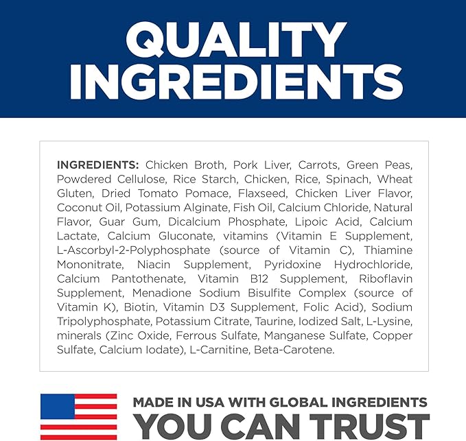 Hill's Science Diet Perfect Weight, Adult 1-6, Weight Management Support, Wet Dog Food, Chicken & Vegetables Stew, 12.5 oz Can, Case of 12