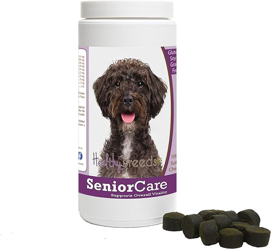 Healthy Breeds Schnoodle Senior Dog Care Soft Chews 100 Count