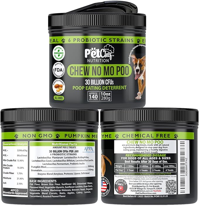 Pet Chef Advanced Dog Hip & Joint Supplement Treat - Glucosamine, Chondroitin & Turmeric MSM Breeds-Reduce Pain, Inflammation & Arthritis. Super Dog Hip & Joint Treat. Renews All Dogs.