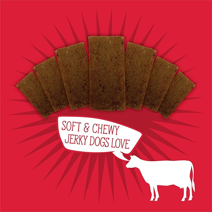 Evolve Classic Beef & Bison Recipe Jerky Bites Soft Dog Treats | 12 oz
