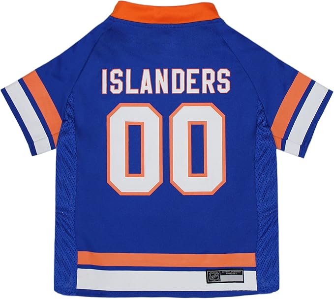 Pets First NHL New York Islanders Jersey for Dogs & Cats, X-Small. - Let Your Pet be a Real NHL Fan!