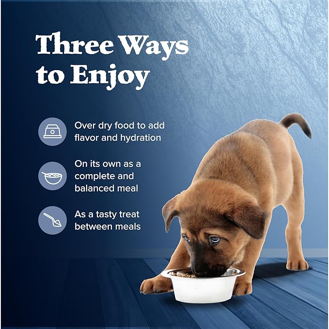 Blue Buffalo Wilderness High Protein, Natural Puppy Wet Dog Food, Turkey & Chicken Grill 12.5-oz cans (Pack of 12)
