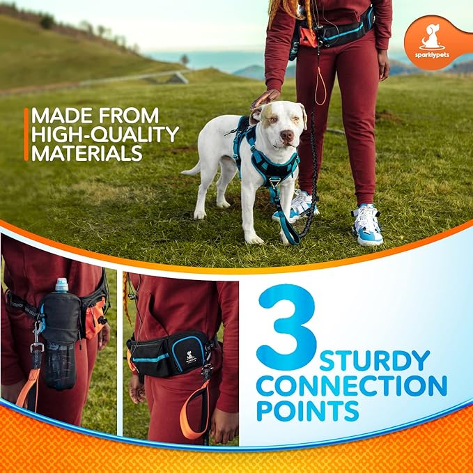 SparklyPets Hands-Free Dog Leash Active Pack