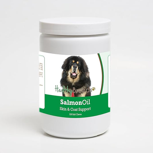 Healthy Breeds Tibetan Mastiff Salmon Oil Soft Chews 120 Count
