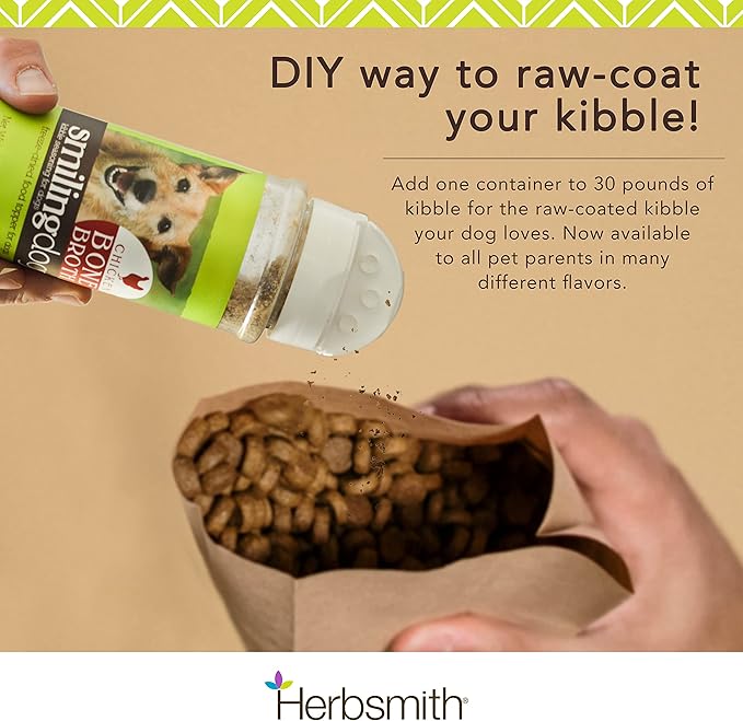 Herbsmith Kibble Seasoning – Freeze Dried Beef – DIY Raw Coated Kibble Mixer - Dog Food Topper for Picky Eaters, 4.5 oz (Packaging May Vary)