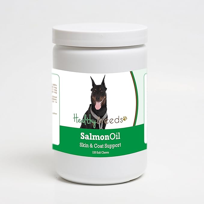 Healthy Breeds Beauceron Salmon Oil Soft Chews 120 Count