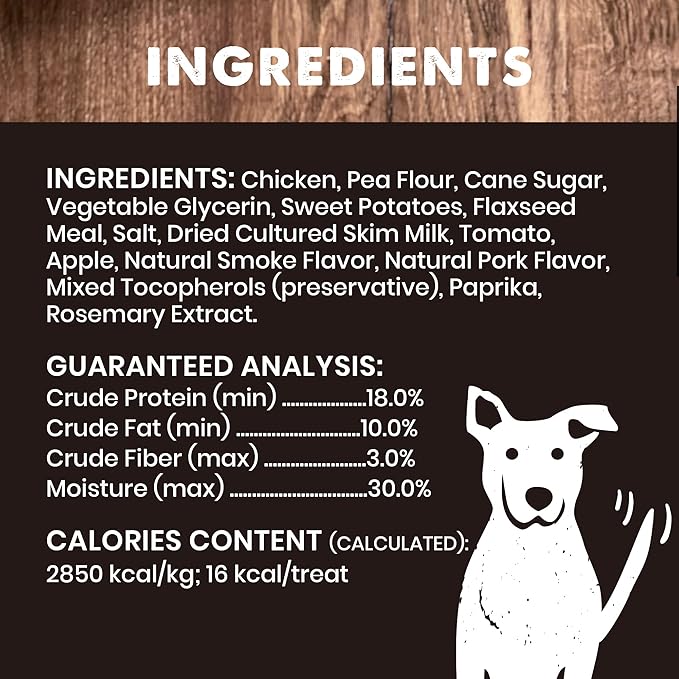 Cloud Star Wag More Bark Less Meatballs – Soft Grain Free Real Natural Chicken Dog Treats, Chicken 14 oz.