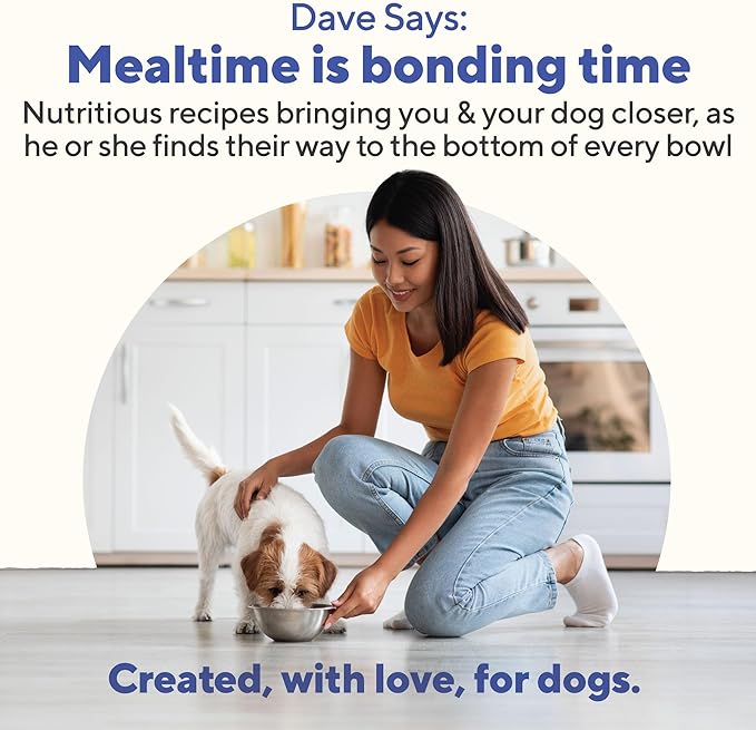 Dave's Pet Food Grain Free Wet Dog Food (Chicken & Vegetable in Gravy), Made in USA Naturally Healthy Canned Dog Food, Added Vitamins & Minerals, Wheat & Gluten-Free, 13.2 oz Cans (Case of 12)