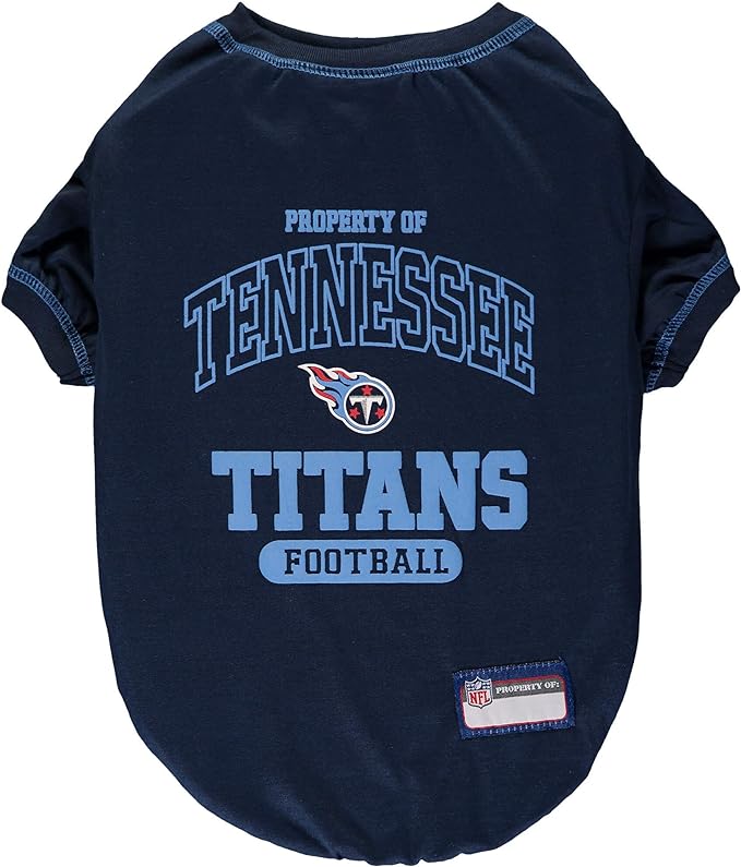 Pets First Tennessee Titans T-Shirt, Medium