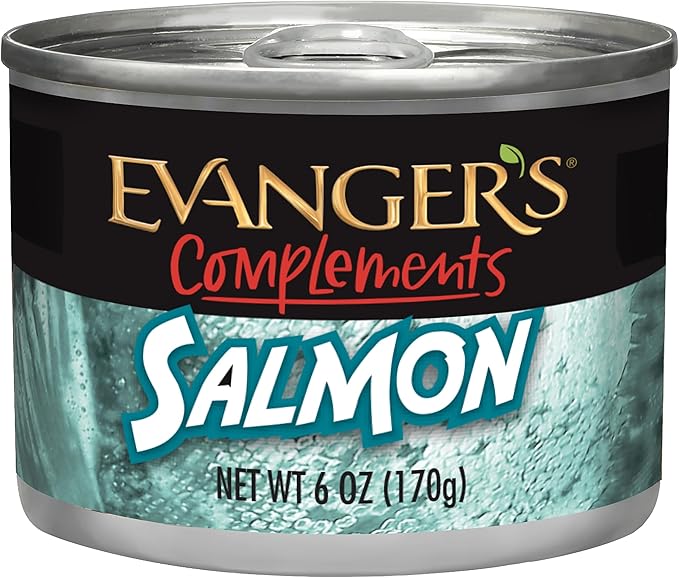 Evanger's Dog & Cat Food Grain Free Salmon for Dogs & Cats - 24, 6 oz Cans