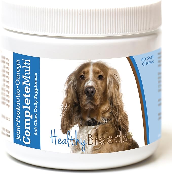 Healthy Breeds English Cocker Spaniel All in One Multivitamin Soft Chew 60 Count