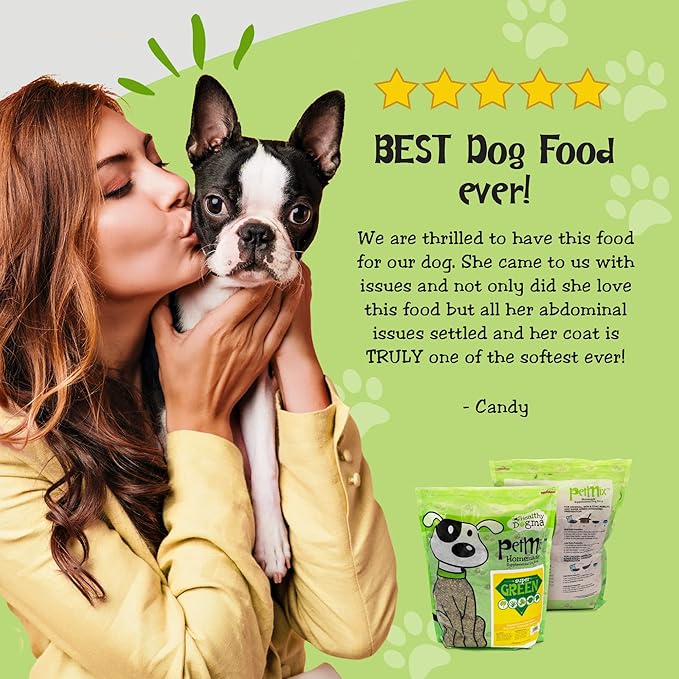 PetMix Vegetarian Dog Food for Allergies - Dehydrated, Grain Free, Raw, Homemade Dog Food (Super Greens, 10 lbs)