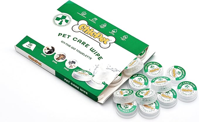 Paw Cleaners for Dogs, Push and User-Ready On-The-Go Pet Wipes, Unscented Dog Wipes, Hypoallergenic Grooming Wipes Cleaning for Easy Use for Paws, Body and Butt