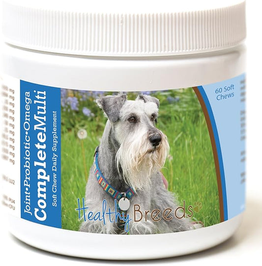 Healthy Breeds Miniature Schnauzer All in One Multivitamin Soft Chew 60 Count