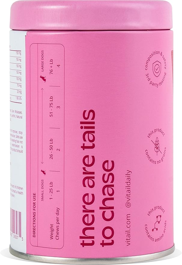 Skin Health & Seasonal Allergy Dog Chews | Quercetin, Omega-3, Bee propolis, L-Proline, L-Glycine | Supports Collagen Production, Soothes Itchy Skin & Promotes Skin Health | 90 Soft Chews
