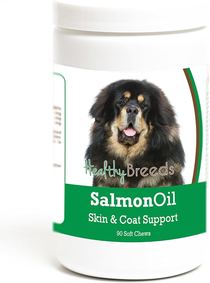 Healthy Breeds Tibetan Mastiff Salmon Oil Soft Chews 90 Count
