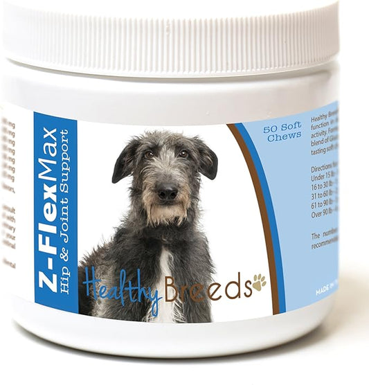 Healthy Breeds Scottish Deerhound Z-Flex Max Hip and Joint Soft Chews 50 Count