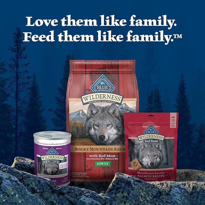 Blue Buffalo Wilderness Trail Treats Wild Bones Large Dental Chews, Grain-Free Dog Bones For Large Dogs Made with Natural Ingredients, 10-oz. Bag