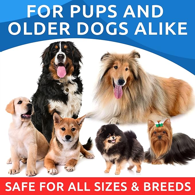 Omega 3 Dog Treats - 180 Fish Oil Chews for Shedding, Allergies, Itch Relief, Hot Spots - Joint Support - Skin & Coat - EPA & DHA - Natural Salmon Oil