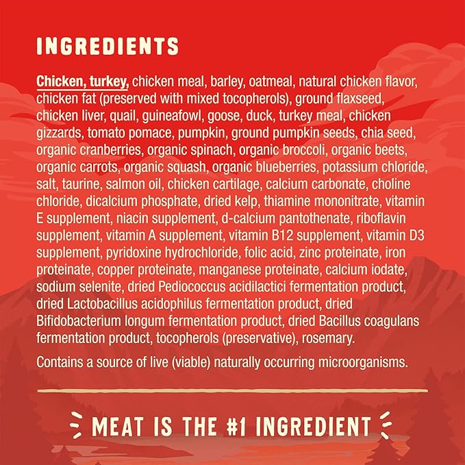 Stella & Chewy's Wild Red Dry Dog Food Raw Coated High Protein Wholesome Grains Prairie Recipe, 21 lb. Bag