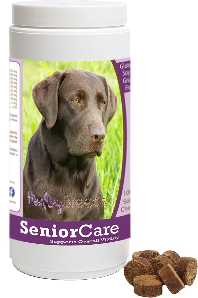 Healthy Breeds Labrador Retriever Senior Dog Care Soft Chews 100 Count